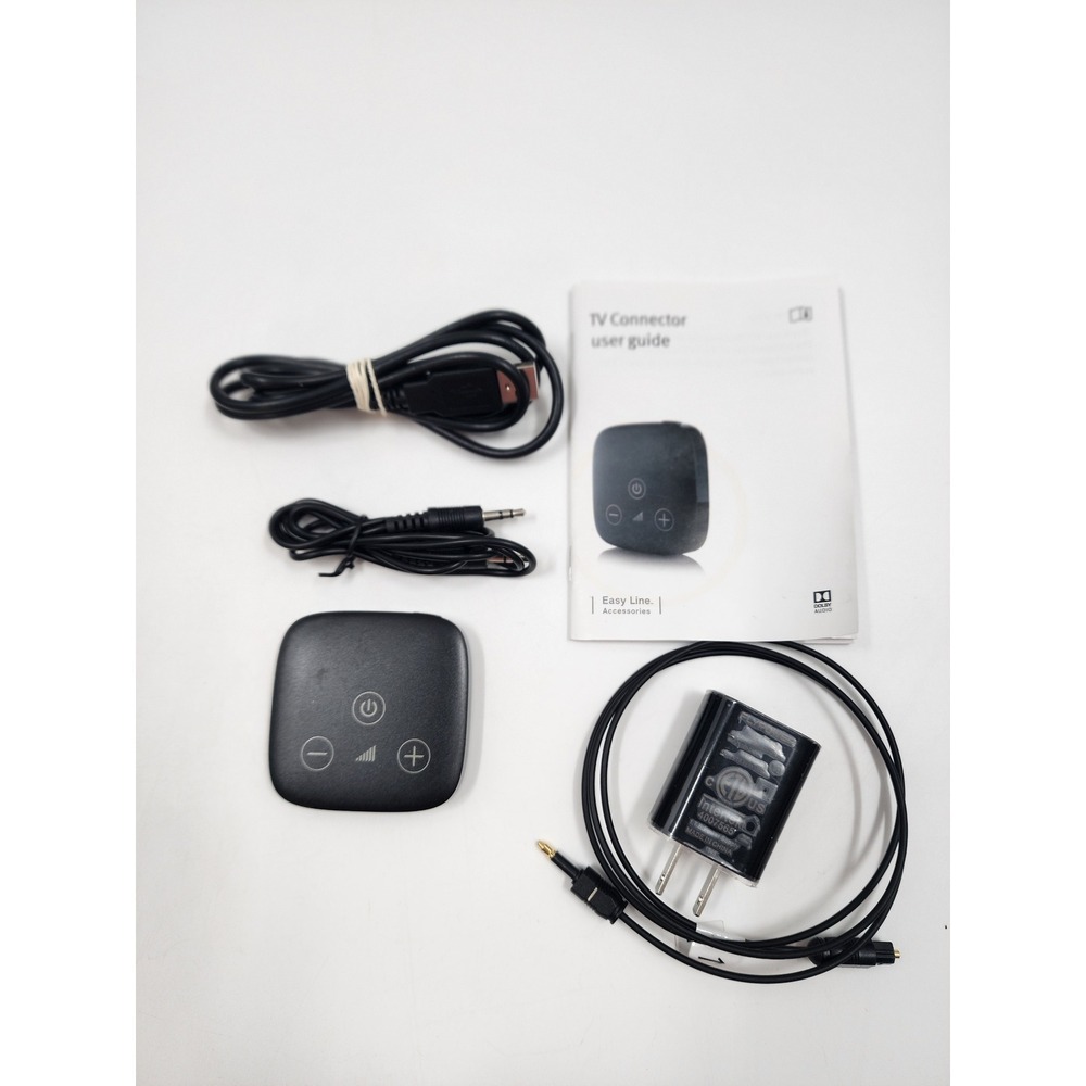 Phonak TV Connector V2 Hearing Aid Audio Transmitter Dolby Audio Black